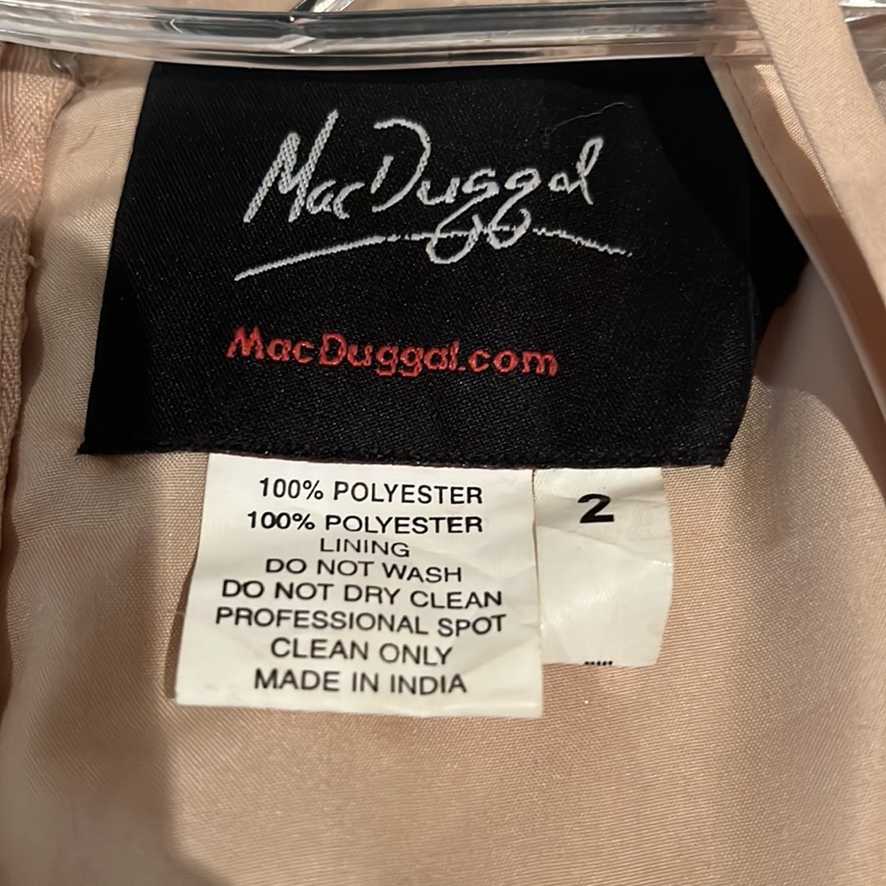 Mac Duggal Sequin Midi Gown With Embellished Heml… - image 5